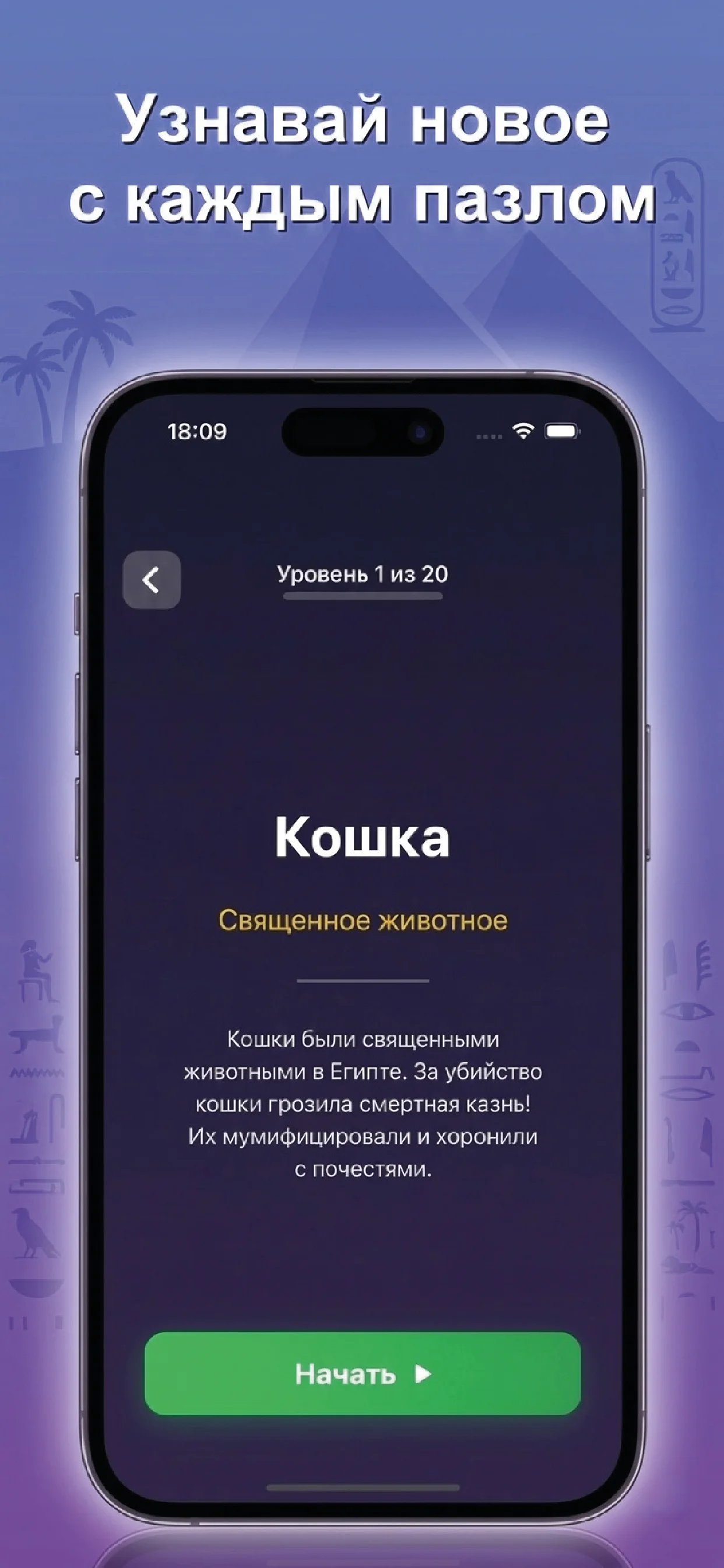 Пазлы Египта — уровни